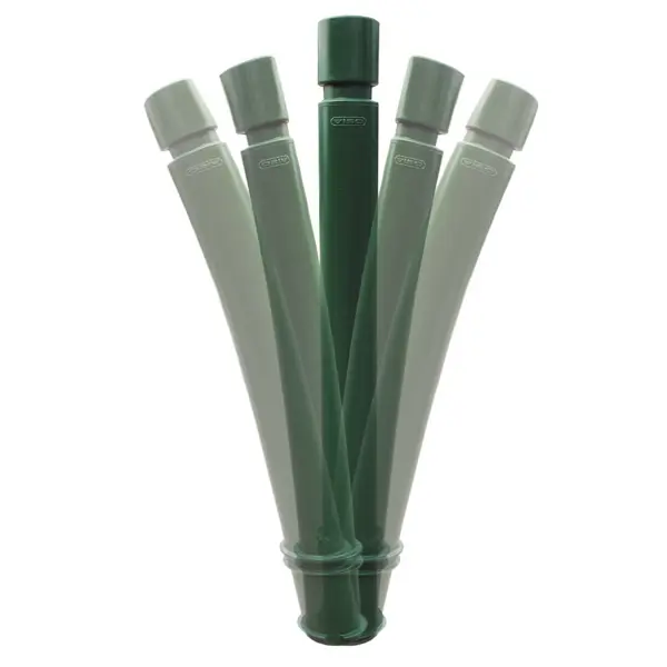 Flexibilný stĺpik, výška 1000 mm, pr. 80 mm, guľatá hlavica – čierna