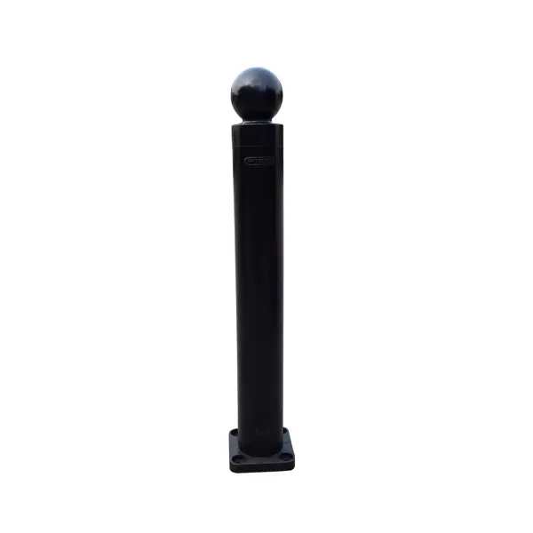 Flexibilný stĺpik, výška 1000 mm, pr. 80 mm, guľatá hlavica – čierna