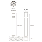 Flexibilný stĺpik, výška 800 mm, pr.100 mm – čierna