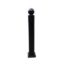 Flexibilný stĺpik, výška 800 mm, pr. 100 mm, guľatá hlavica – čierna