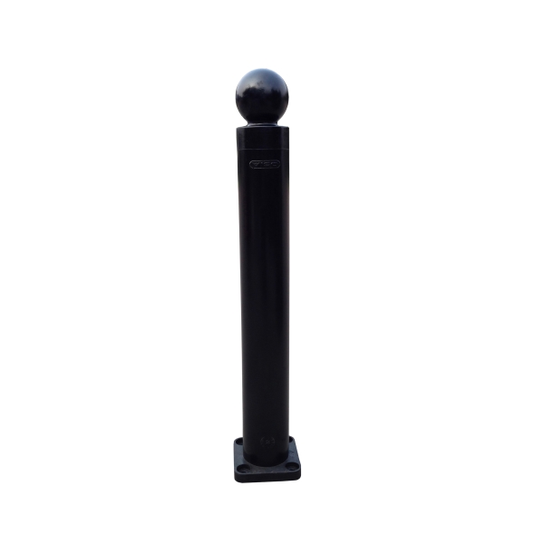 Flexibilný stĺpik, výška 800 mm, pr.80 mm, guľatá hlavica – čierna