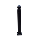 Flexibilný stĺpik, výška 800 mm, pr.80 mm, guľatá hlavica – čierna