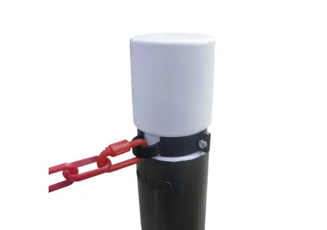 Hák na uchytenie reťaze pre flexibilné stĺpiky TPU