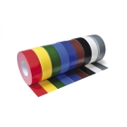 Hladká textílna páska WT-5561 – textil potiahnutý PE, biela, 100 mm × 50 m