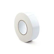 Hladká textílna páska WT-5561 – textil potiahnutý PE, biela, 38 mm × 50 m