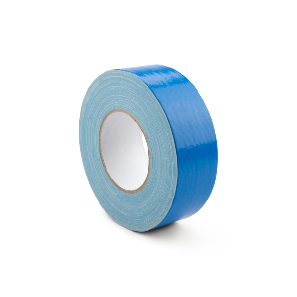 Hladká textílna páska WT-5561 – textil potiahnutý PE, svetlo modrá, 25 mm × 50 m