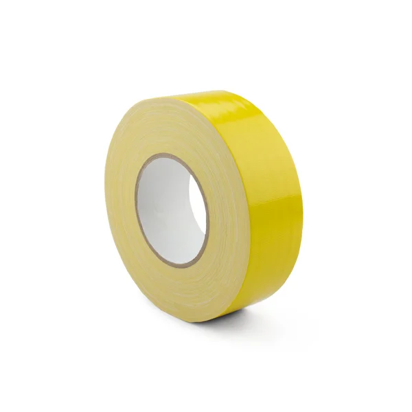 Hladká textílna páska WT-5561 – textil potiahnutý PE, žltá, 38 mm × 50 m