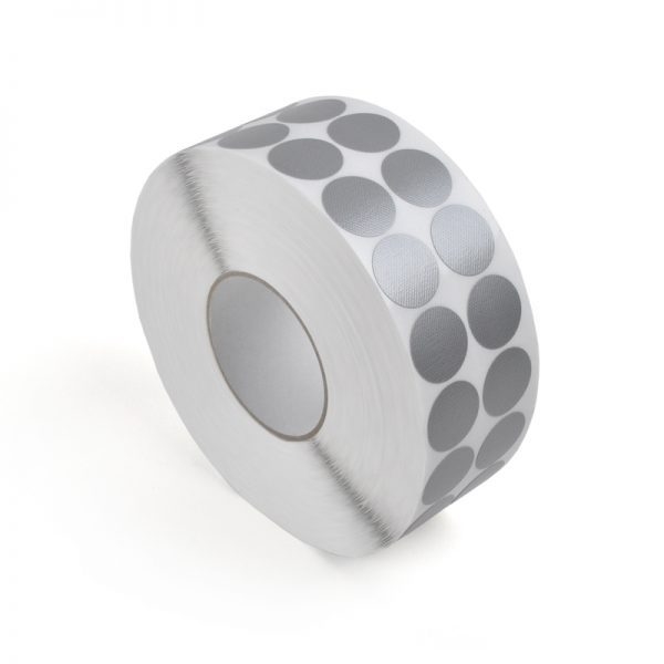 Hladké textílne body Štandard WT-5561 – textil potiahnutý PE, sivá, pr. 30 mm, 4000 bodov