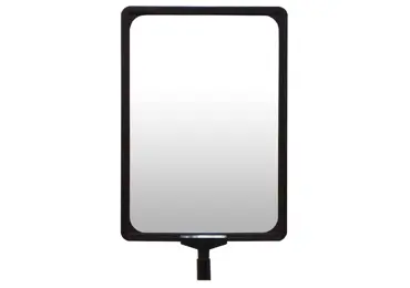 Informačné rámčekové značenie A4, vertikálne, čierne