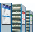 Informačné rámčeky, značenie Frames 4 Docs, magnetické – žltá, formát A4, balenie 10 ks