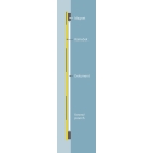 Informačné rámčeky, značenie Frames 4 Docs, magnetické – žltá, formát A4, balenie 10 ks