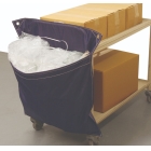 Jenovreckové vrece na triedenie odpadu, TrolleySack 50 l – modrá, 750×600 mm, balenie 10 ks