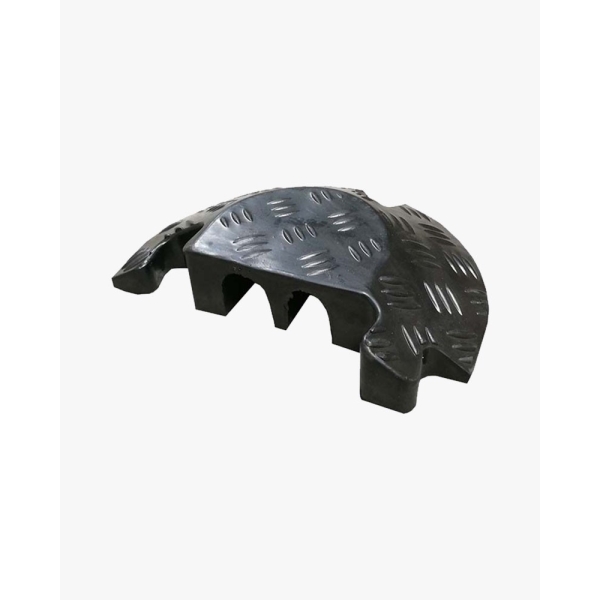 Káblový prejazd, most 1 t, koncový diel – 160×250×50 mm, čierna