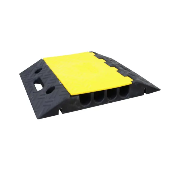 Káblový prejazd, most 10 t – 400×500×70 mm, žlto-čierna