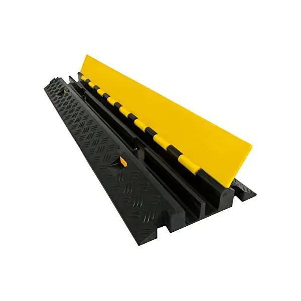 Káblový prejazd, most 15 t – 1000×250×50 mm, žlto-čierna