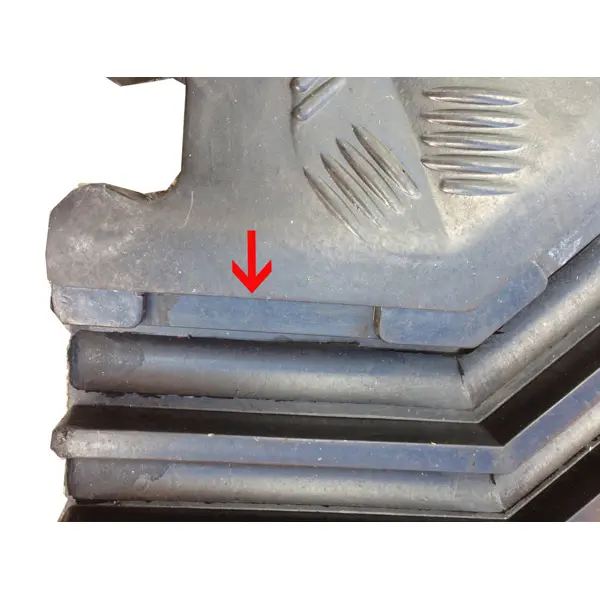 Káblový prejazd, most 20 t, rohový diel 30° – 170×500×45 mm, žlto-čierna