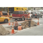 Kazeta Tensacone pre dopravný/cestný kužeľ, oranžová – červeno-biele pásmo 3,65 m