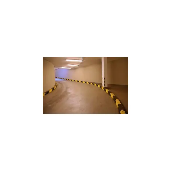 Koncovka z recyklovanej gumy Twist – biela, pr. 150 mm