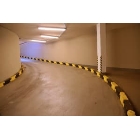 Koncovka z recyklovanej gumy Twist – červená, pr.150 mm