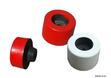 Koncovka z recyklovanej gumy Twist – pr. 150 mm