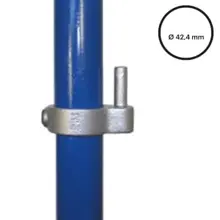 Konštrukčný fiting, spojka ocelový trubek pr. 42,4 mm – Pántový čap 140-C42