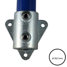 Konštrukčný fiting, spojka oceľových rúrok pr. 33,7 mm – Bočná úchytka trojbodová 146-B34