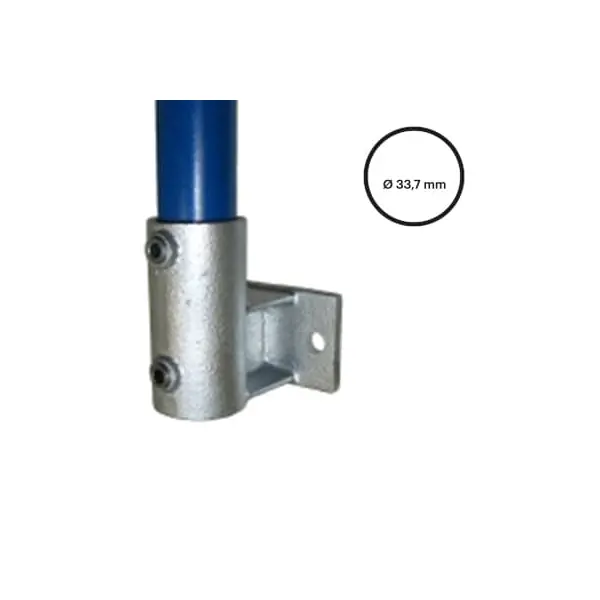 Konštrukčný fiting, spojka oceľových rúrok pr. 33,7 mm – Bočný úchyt (horizontálny) 145-B34