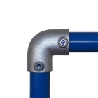 Konštrukčný fiting, spojka oceľových rúrok pr. 33,7 mm – Koleno 125-B34