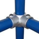 Konštrukčný fiting, spojka oceľových rúrok pr. 33,7 mm – rohový prieběžný spoj (stredový) 116-B34