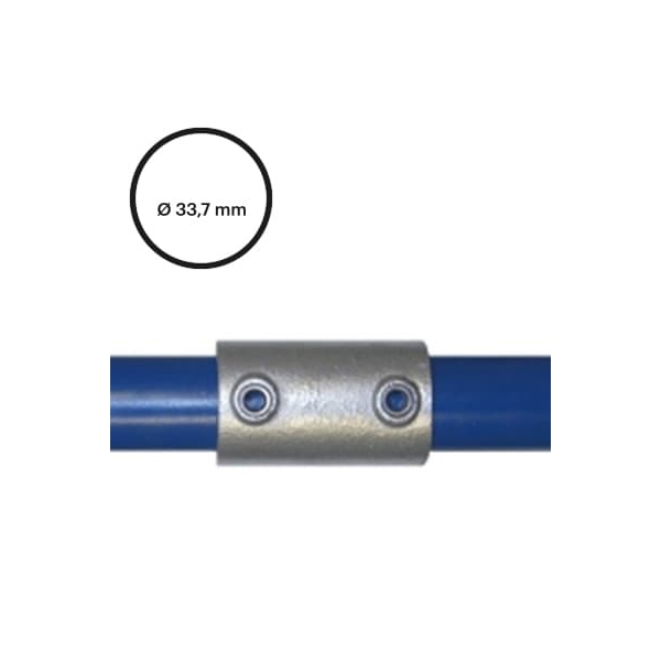 Konštrukčný fiting, spojka oceľových rúrok pr. 33,7 mm – Vonkajšia spojka 149-B34