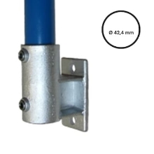Konštrukčný fiting, spojka oceľových rúrok pr. 42,4 mm – Bočný úchyt (vertikálny) 144-C42