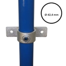 Konštrukčný fiting, spojka oceľových rúrok pr. 42,4 mm – Držiak s dvoma očkami 198-C42