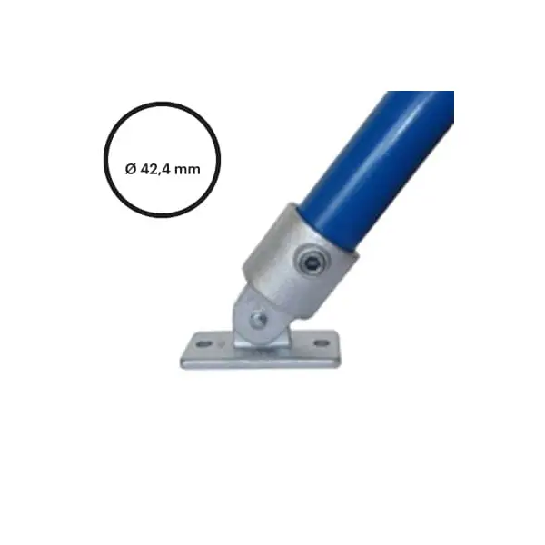 Konštrukčný fiting, spojka oceľových rúrok pr. 42,4 mm – Komplet kloubového úchytu 169-C42