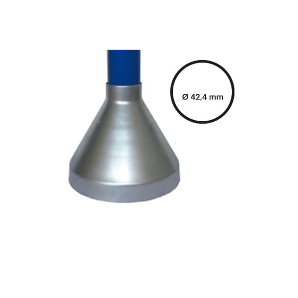 Konštrukčný fiting, spojka oceľových rúrok pr. 42,4 mm – Krytka 192-C42