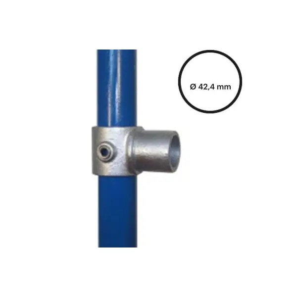 Konštrukčný fiting, spojka oceľových rúrok pr. 42,4 mm – Otočný spoj 147-C42