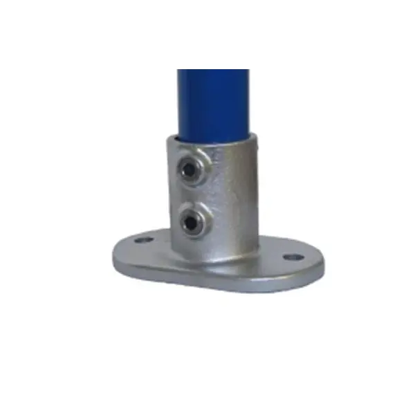 Konštrukčný fiting, spojka oceľových rúrok pr. 42,4 mm – podstava prírubová konstrukčná 132-C42