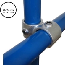 Konštrukčný fiting, spojka oceľových rúrok pr. 42,4 mm/pr. 33,7 mm – Uhlový spojovací kríž 161R-C42/B34