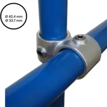 Konštrukčný fiting, spojka oceľových rúrok pr. 42,4 mm/pr. 33,7 mm – Uhlový spojovací kríž 161R-C42/B34