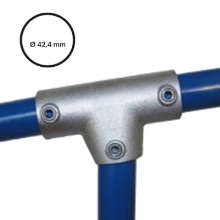 Konštrukčný fiting, spojka oceľových rúrok pr. 42,4 mm – Úhlová spojovacia odbočka 0-11 stupňov, 155-C42