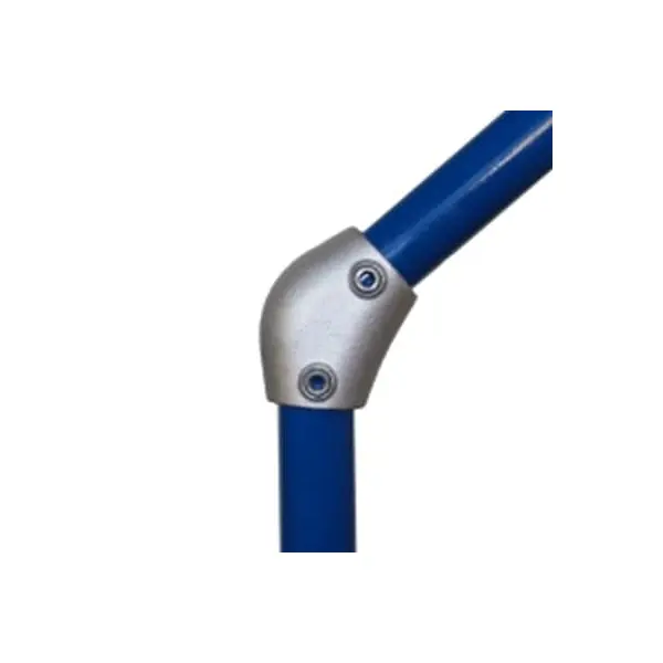 Konštrukčný fiting, spojka oceľových rúrok pr. 42,4 mm – variabilná úhlová spojka 15-60°, 124-C42