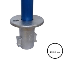 Konštrukčný fiting, spojka oceľových rúrok pr. 42,4 mm – zemná objímka pro trubky 134-C42