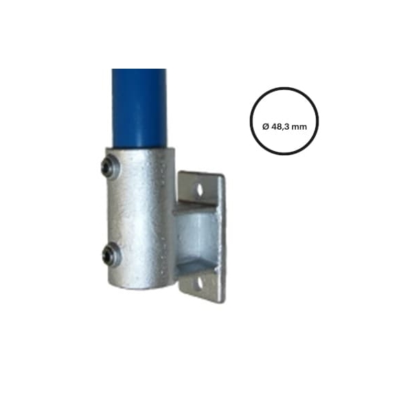 Konštrukčný fiting, spojka oceľových rúrok pr. 48,3 mm – Bočný úchyt (vertikálny) 144-D48