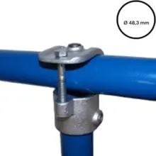 Konštrukčný fiting, spojka oceľových rúrok pr. 48,3 mm – nasúvacia odbočka (1 šrúba) 135-D48