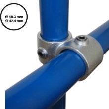 Konštrukčný fiting, spojka oceľových rúrok pr. 48,3 mm/pr. 42,4 mm – Uhlový spojovací kríž 161R-D48/C42