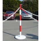 Kovový stĺpik Standard – v.1000 mm, žlto-čierna