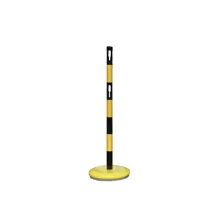 Kovový stĺpik Standard – v.1000 mm, žlto-čierna