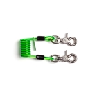Krátky lankový NLG Lanyard s nosnosťou 3 kg – plast, zelená, dĺžka 40 mm