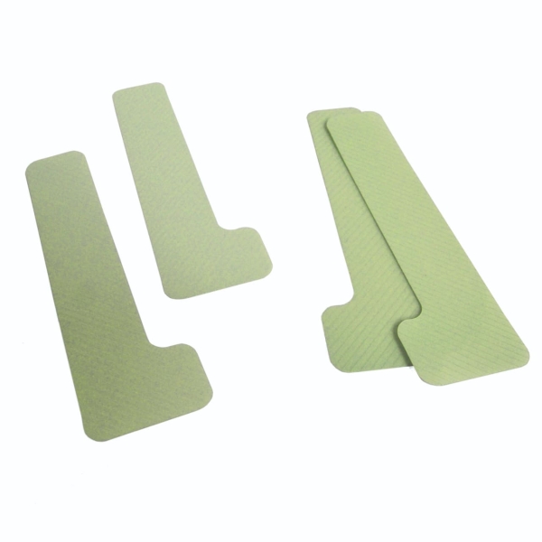 Luminiscenčné podlahové a nástenné značenie, schodiskové značky – protišmykové PVC, 37 mm × 160 mm, balenie 5 ks