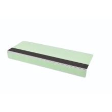 Luminiscenčný protišmykový profil na schodové hrany WT-5409 – minerálny granulát v syntetickej živici, luminiscenčná čierna, 800×31×106 mm