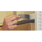 Magnetická lišta, držiak regálových štítkov, typ C – 30 mm × 1 m, balenie 10 ks